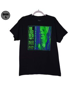 The Last of Us Part II USED Shirt (L, Video Game, Horror, 2023, Naughty Dog)
